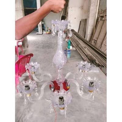 Glass LED 8 Light Jhoomer