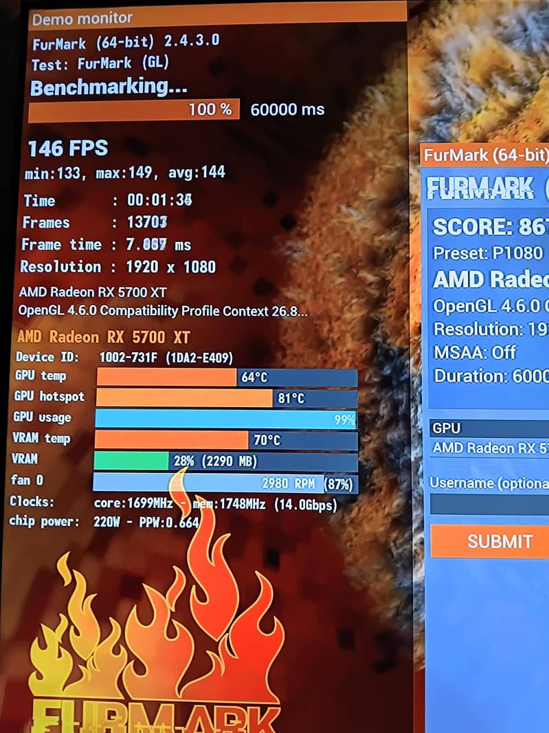 5700XT 8GB 256bit 3