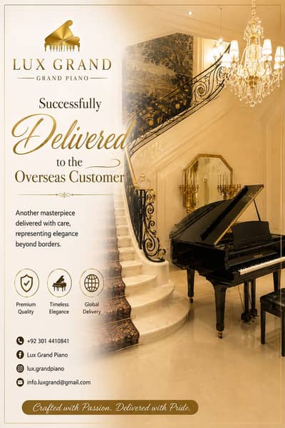 Luxury Grand Piano 88 Keys – Premium Quality & Elegant Design
