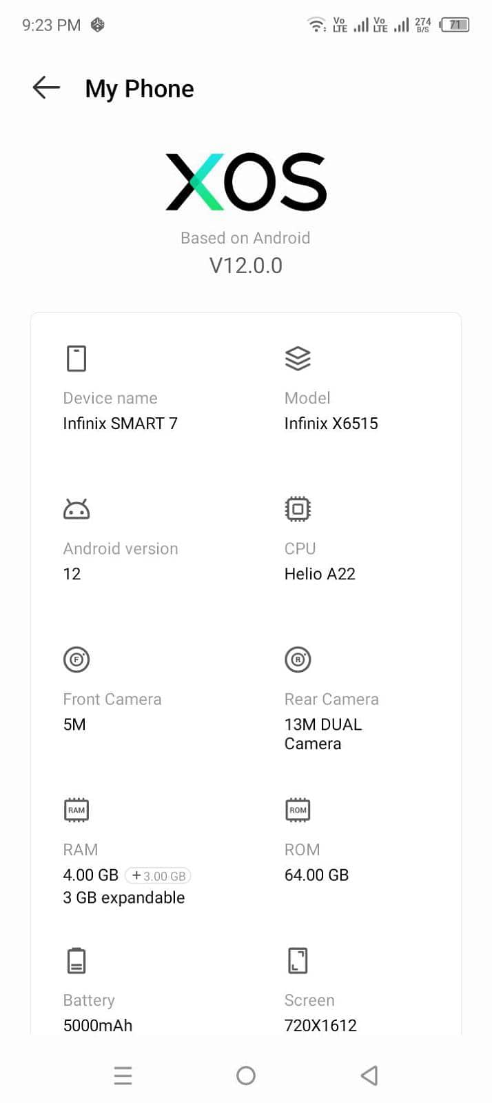 Infinix Smart 7 9