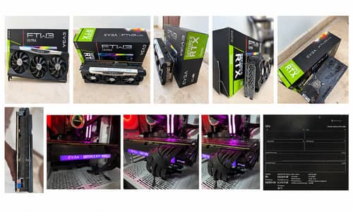 EVGA GeForce RTX 3090 FTW3 Ultra 24GB – Original Box – Excellent Condi
