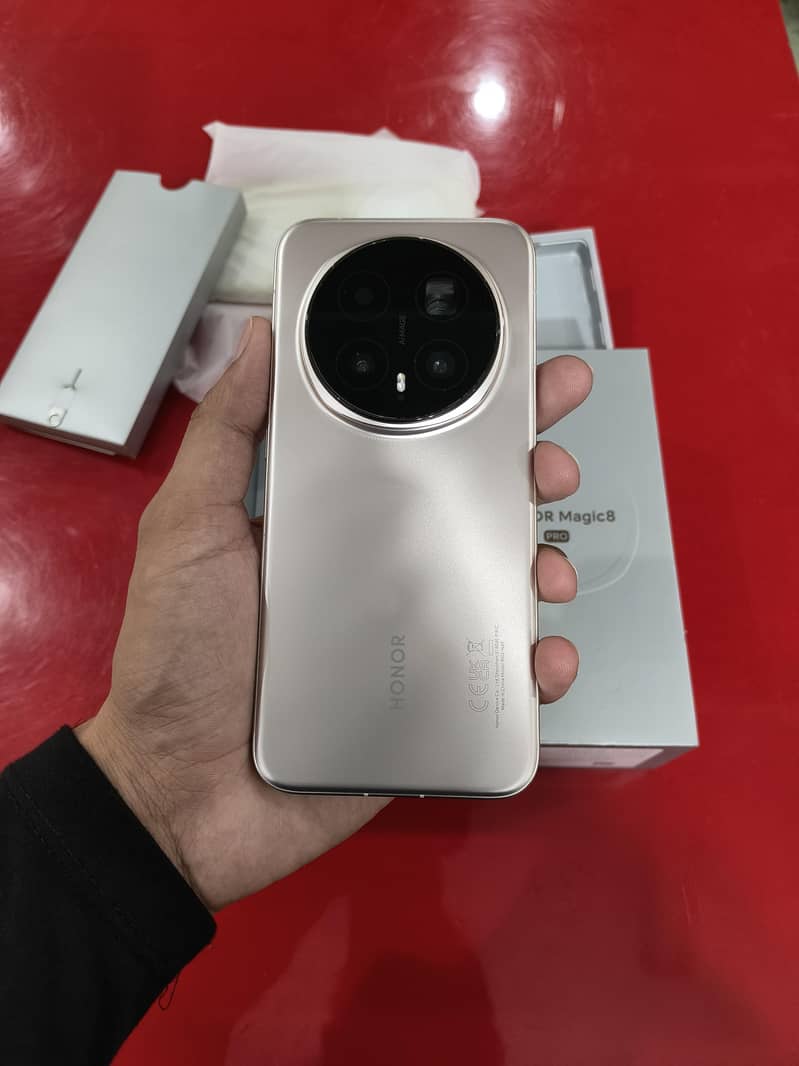 Honor Magic 8 Pro, 12GB RAM, 512GB Storage, Sunrise Gold 2