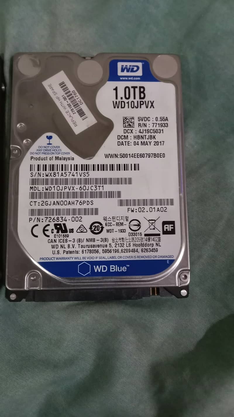 WD 1tb hard drive 0
