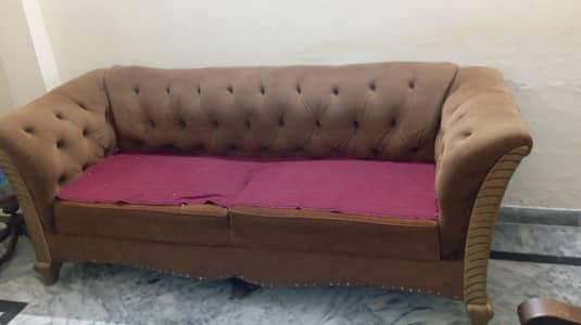 6 seater sofa with cushions