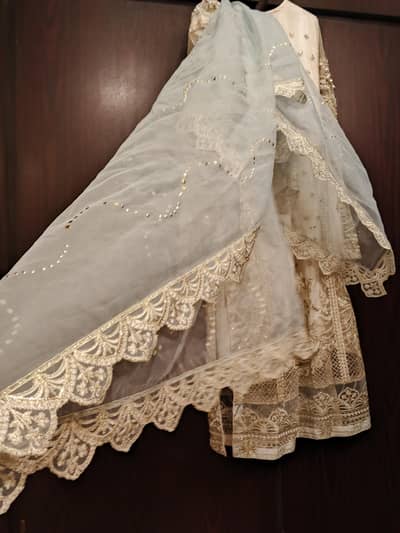 fancy dress heavy stitched