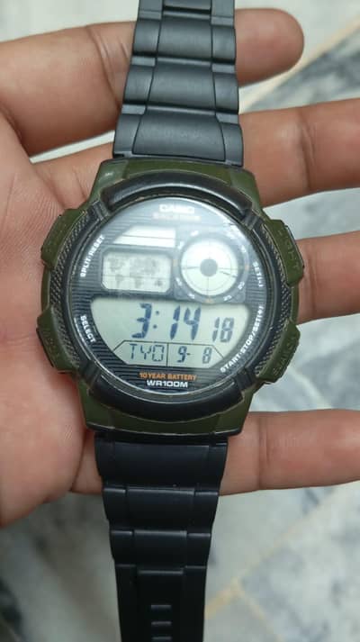 Casio world time watch