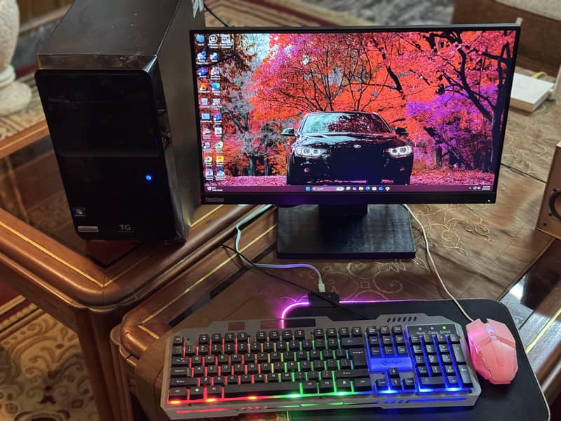 core i7 3rd gen Rx 580 with bordrless led 2