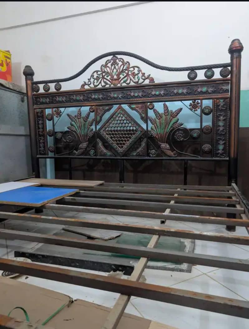 iron bed king size 4