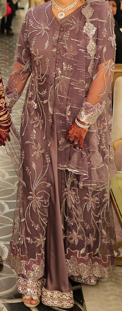 Beautiful Heavy Embroidered Formal Dress – Worn Once