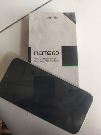 infinix note 60 exilent condtion