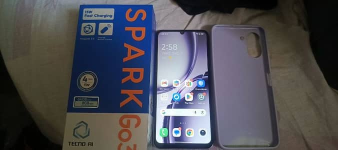 Tecno spark go3 Only use for 5 days