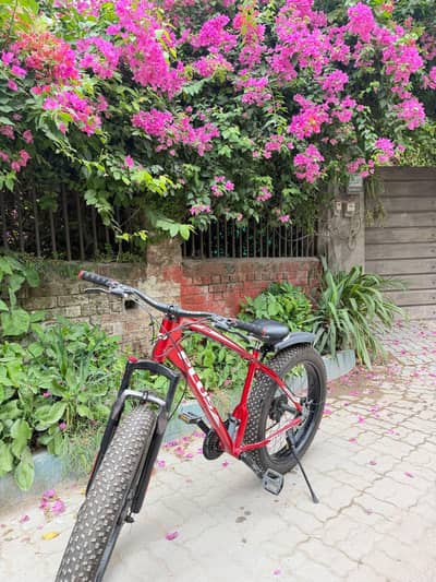 imported aluminum cycle with gears and disc brakes