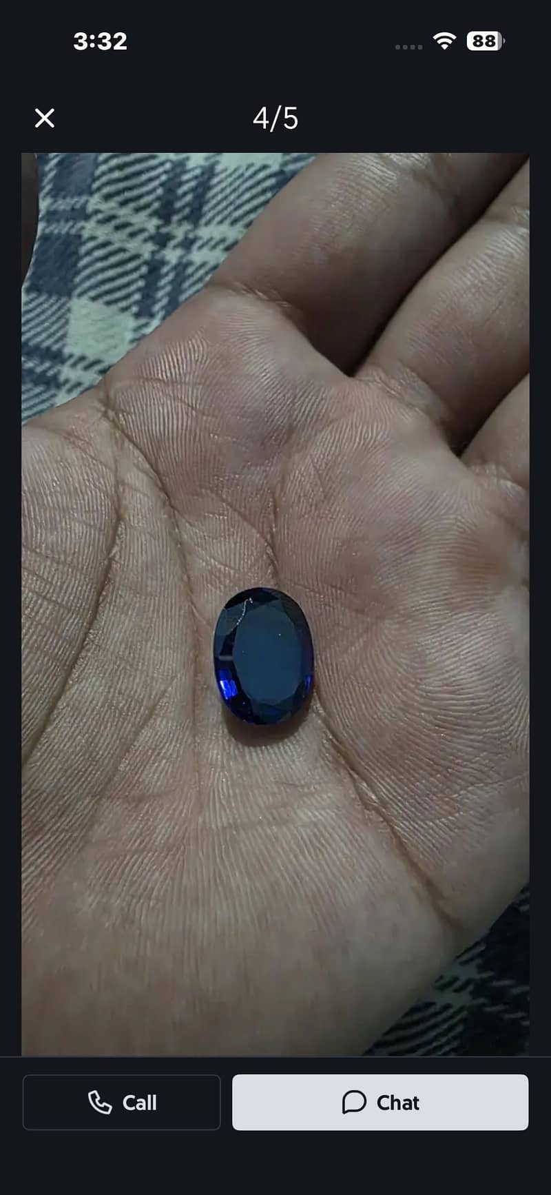 blue Sapphire stone 1