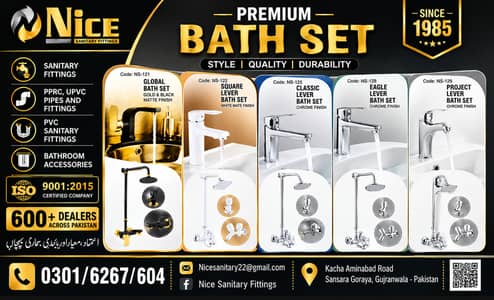 Premium Bath Set & Sanitary Fittings |  Bathroom Accessories