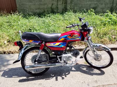 HI SPEED 70 bike 2026 model Abbottabad number for sale