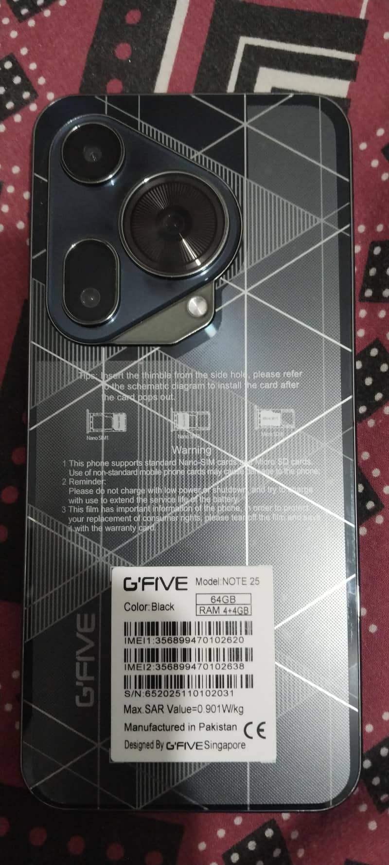 G'Five Note 25 4