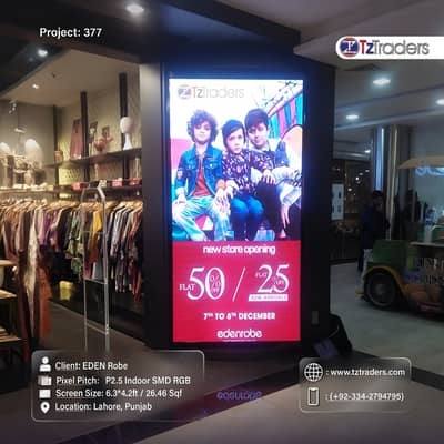 Indoor SMD LED Video Wall Display Screen | TZ Traders Pakistan