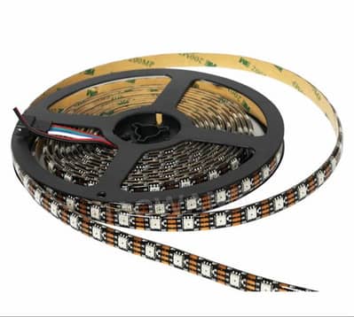 WS1228B Addressable LED strip 5M (60 LED/m, IP65 silicon coating)