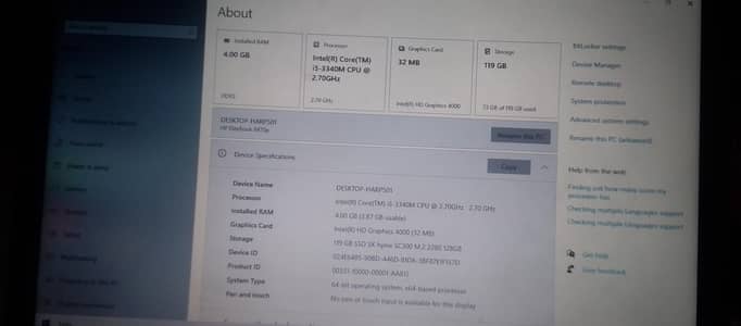 HP EliteBook 8470p Core i5 3Gen | 4GB RAM | 128GB SSD | 8/10 Condition