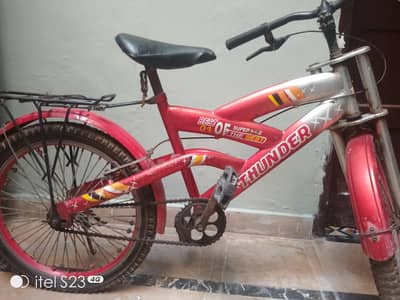 Thunder Kids/Teens Bicycle for Sale - Red & Silver