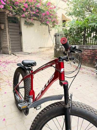 imported aluminum cycle with gears and disc brakes