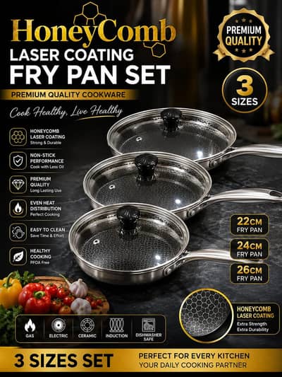 honeycomb frypan with lid