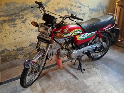 Honda CD 70 10by9 side wala tapa tuta hua all documents clear