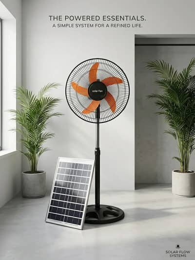 Charging Fan With Solar Panel China