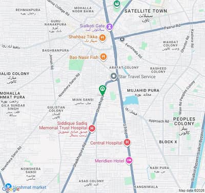 Affordable Good Location Residential Plot For sale In Sheikhupura Road