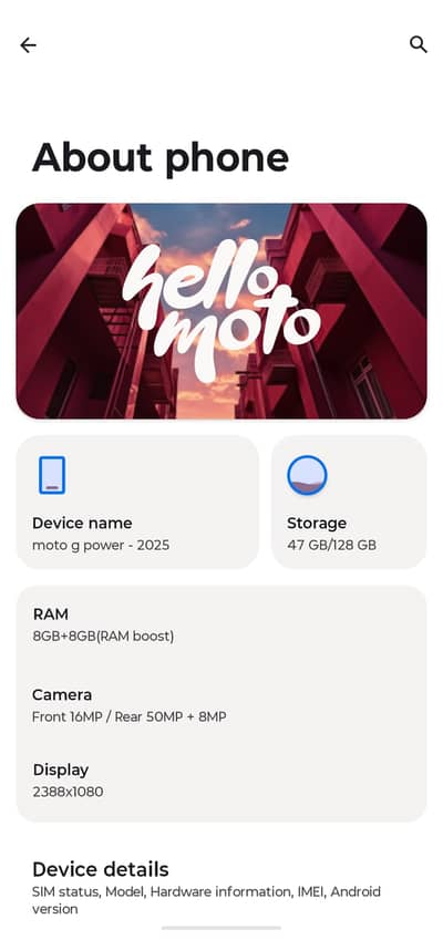 Motorola Moto G Power 2025