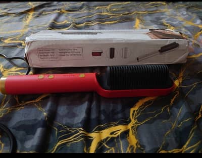 Electric Hair Straightening Brush – Fast Heating Hair Comb for Men & W