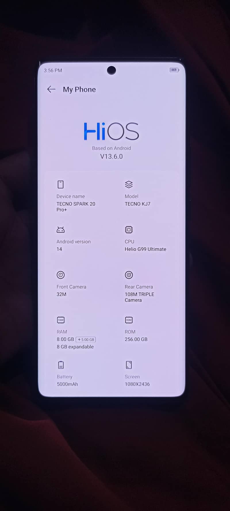 Tecno Spark 20 Pro Plus 1