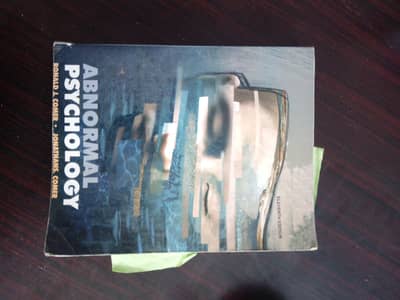 abnormal psychology by Ronald J. comer and Jonathan's. comer