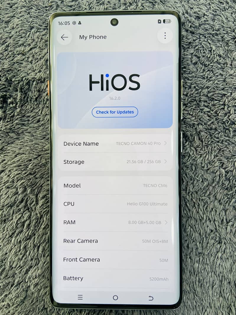 Tecno CAMON 40 Pro 1