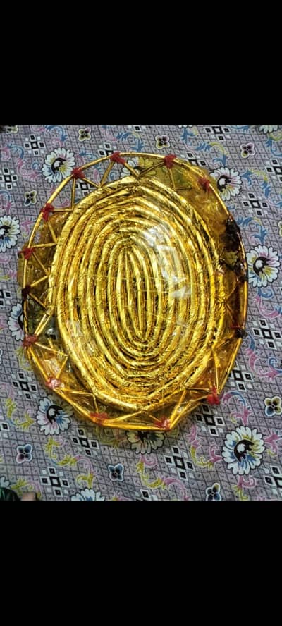 Mehandi plates decorations