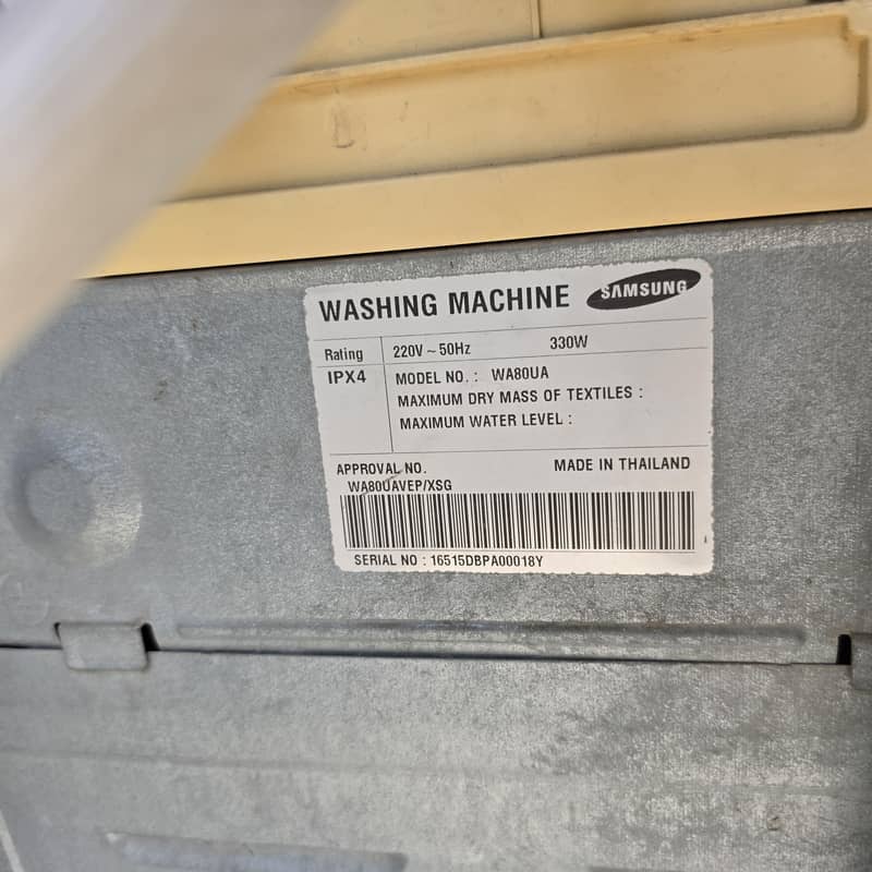 Samsung Washing Machine (Automatic) 7