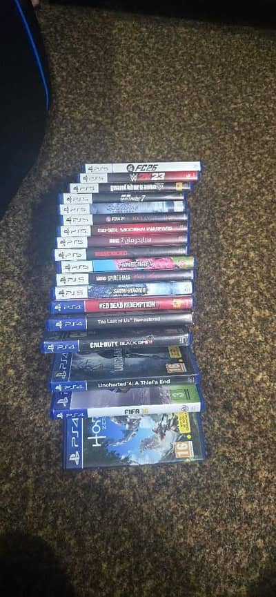 PS4 and PS5 games availaible