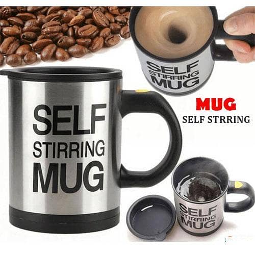 100% High Quality Self Stirring Mug Auto Mixing Coffee Cup in pakistan