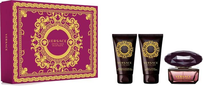VERSACE CRYSTAL NOIR EAU DE TOILETTE GIFT SET