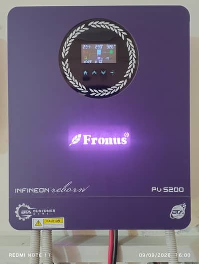 Fronus hybrid inverter 4.2 kw pv5200