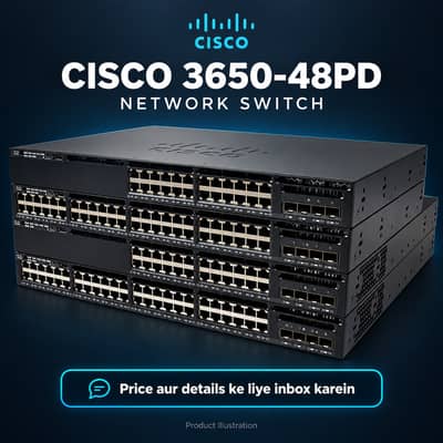Cisco WS-C3650-48PD Switch