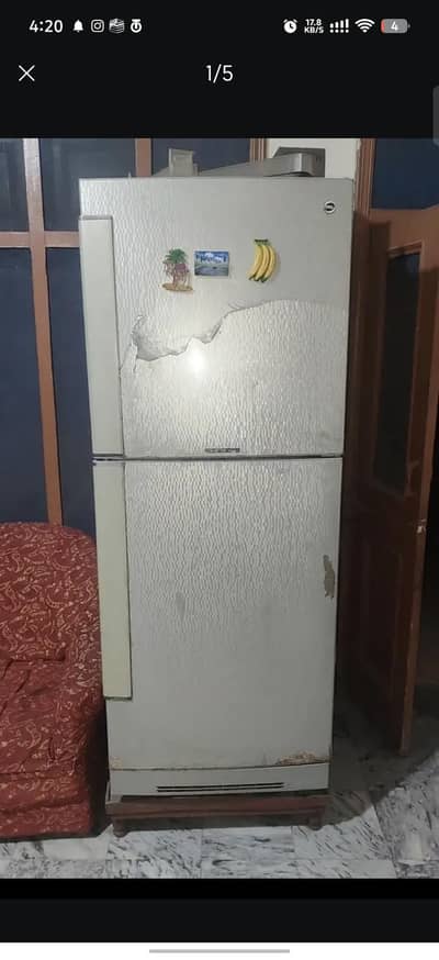 pel refrigerator full saiz old