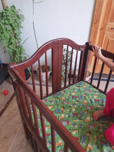 foldable wooden baby cot