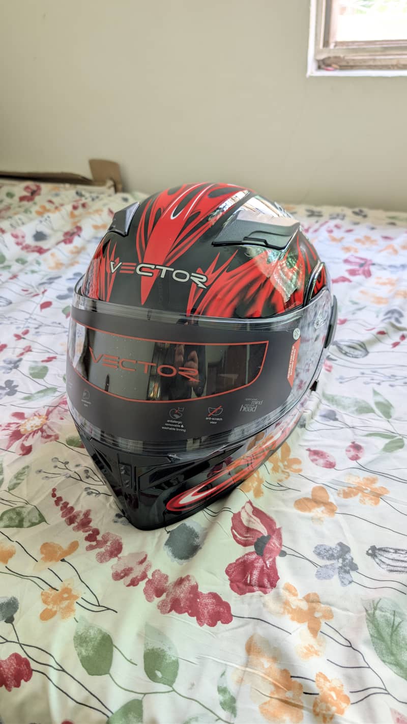 Vector flip up helmet 0