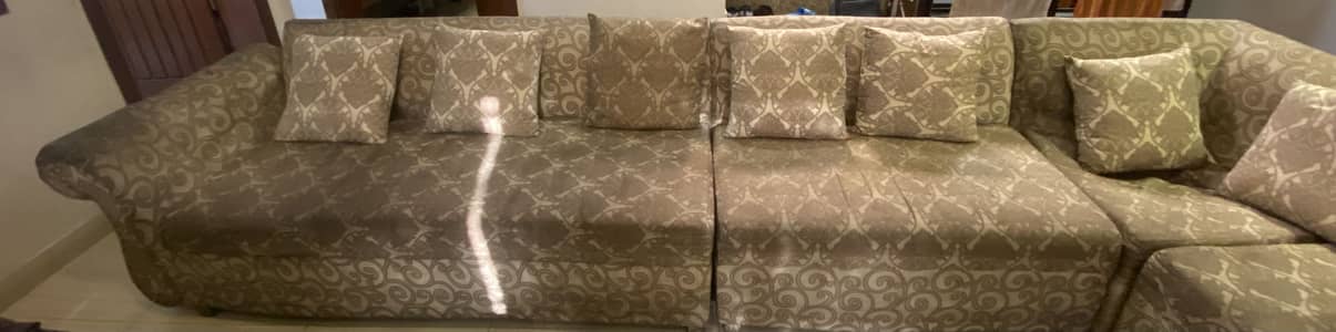 L shape sofa  is up for sale