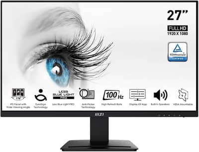 MSI Pro MP273A  27" Full HD - IPS Panel 1920x1080, 100Hz monitor avail