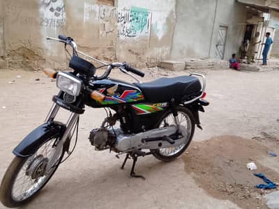 Honda CD70 Black