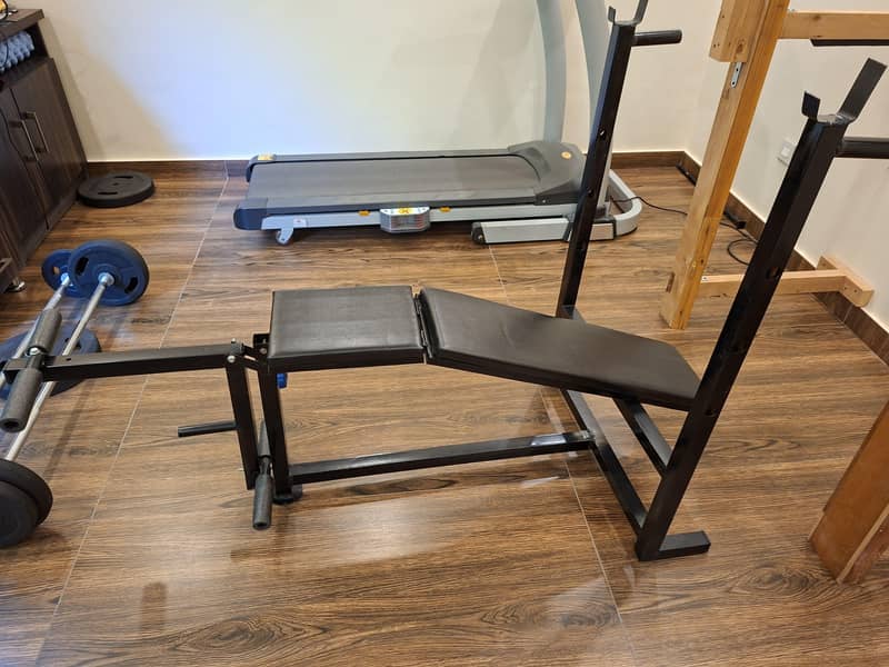 Bench press ( without weights) 0