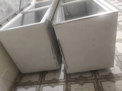 2 full size freezer double door