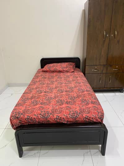 Wooden Single Bed